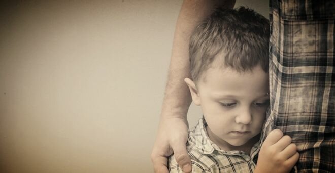 Стеснительный ребенок